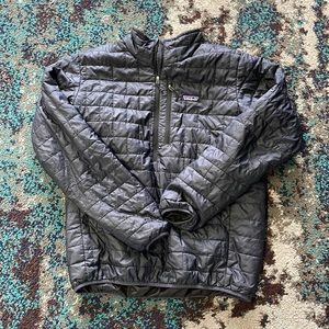 Mens Patagonia puffer half zip